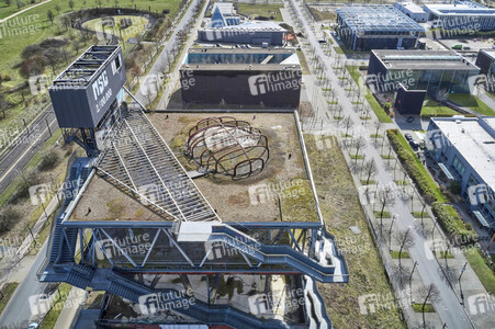 Luftbildaufnahme vom Expogelände in Hannover-Laatzen