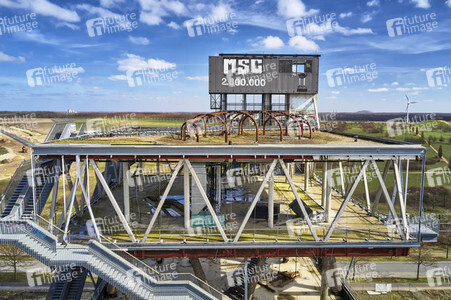 Luftbildaufnahme vom Expogelände in Hannover-Laatzen