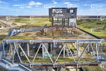 Luftbildaufnahme vom Expogelände in Hannover-Laatzen