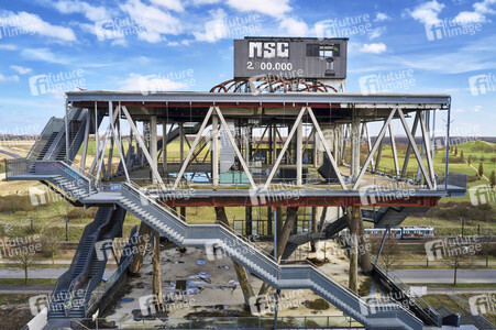 Luftbildaufnahme vom Expogelände in Hannover-Laatzen