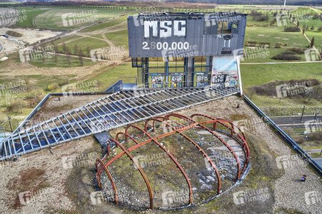 Luftbildaufnahme vom Expogelände in Hannover-Laatzen