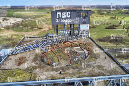 Luftbildaufnahme vom Expogelände in Hannover-Laatzen