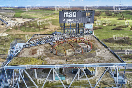 Luftbildaufnahme vom Expogelände in Hannover-Laatzen