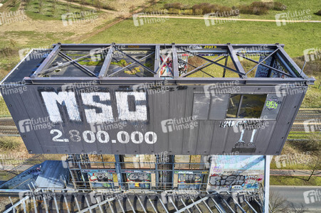 Luftbildaufnahme vom Expogelände in Hannover-Laatzen