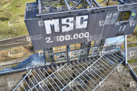 Luftbildaufnahme vom Expogelände in Hannover-Laatzen