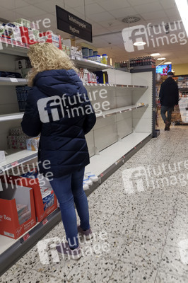 Hamsterkäufe wegen Coronavirus in Berlin