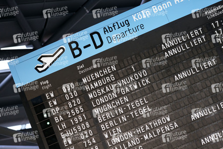 Auswirkungen des Coronavirus auf den Flughafen Köln/Bonn