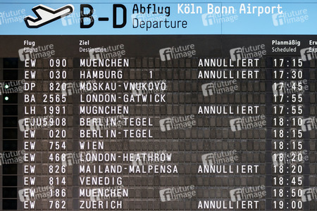 Auswirkungen des Coronavirus auf den Flughafen Köln/Bonn