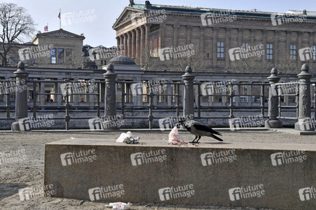 Ausflugsziele nach Schließung zum Schutz gegen die Ausbreitung des Corona-Virus in Berlin