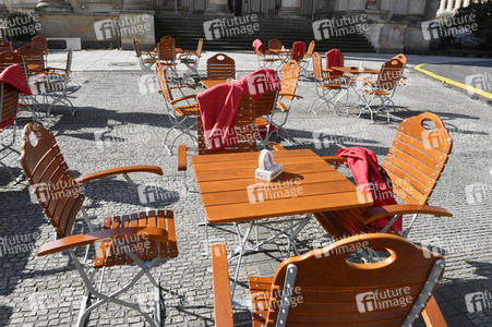 Ausflugsziele nach Schließung zum Schutz gegen die Ausbreitung des Corona-Virus in Berlin