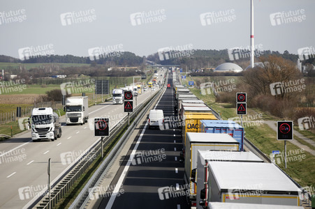 Grenzschließung Polen wegen Corona-Virus in Frankfurt (Oder)
