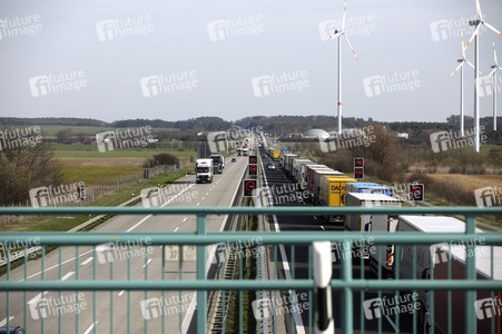 Grenzschließung Polen wegen Corona-Virus in Frankfurt (Oder)