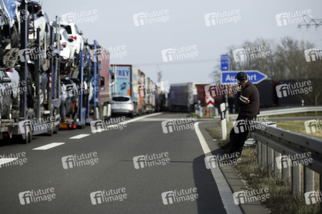 Grenzschließung Polen wegen Corona-Virus in Frankfurt (Oder)