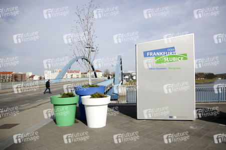 Grenzschließung Polen wegen Corona-Virus in Frankfurt (Oder)