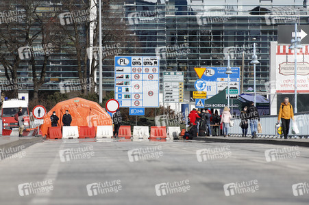 Grenzschließung Polen wegen Corona-Virus in Frankfurt (Oder)
