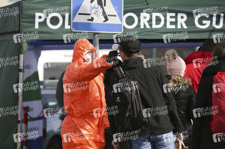 Grenzschließung Polen wegen Corona-Virus in Frankfurt (Oder)