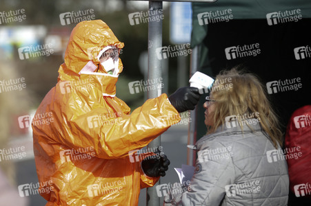 Grenzschließung Polen wegen Corona-Virus in Frankfurt (Oder)