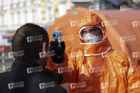 Grenzschließung Polen wegen Corona-Virus in Frankfurt (Oder)
