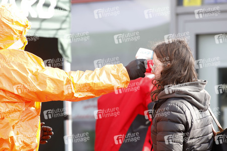 Grenzschließung Polen wegen Corona-Virus in Frankfurt (Oder)