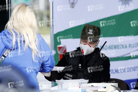 Grenzschließung Polen wegen Corona-Virus in Frankfurt (Oder)