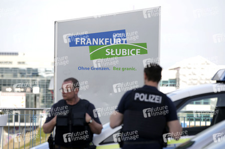 Grenzschließung Polen wegen Corona-Virus in Frankfurt (Oder)