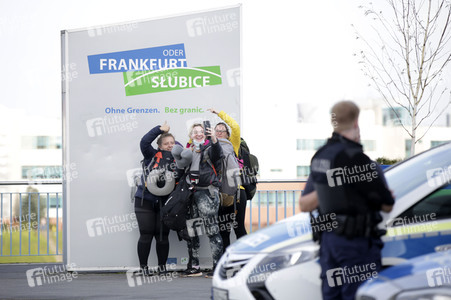 Grenzschließung Polen wegen Corona-Virus in Frankfurt (Oder)