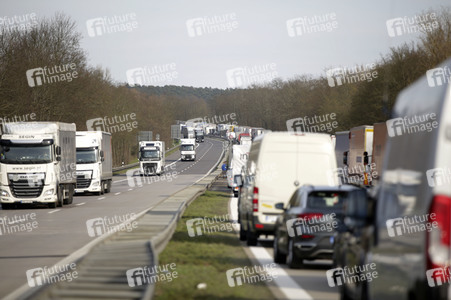 Grenzschließung Polen wegen Corona-Virus in Küstrin-Kietz