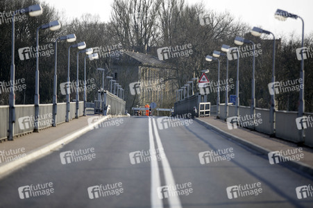 Grenzschließung Polen wegen Corona-Virus in Küstrin-Kietz