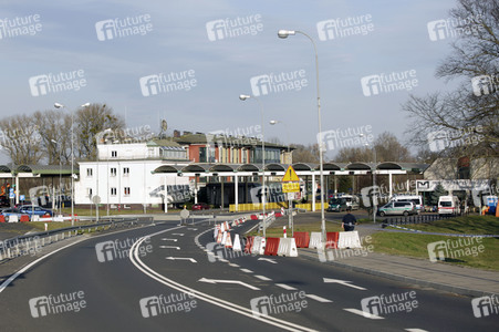 Grenzschließung Polen wegen Corona-Virus in Küstrin-Kietz