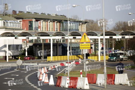 Grenzschließung Polen wegen Corona-Virus in Küstrin-Kietz