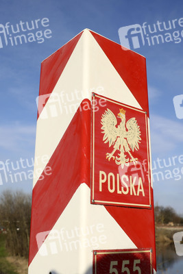 Grenzschließung Polen wegen Corona-Virus in Küstrin-Kietz