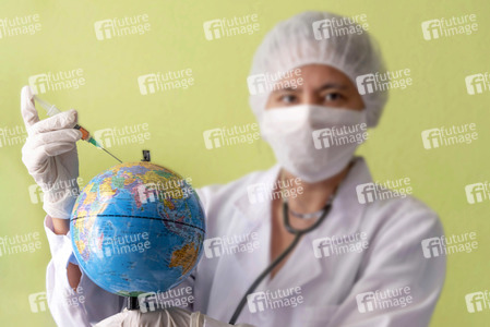 Symbolbild Impfung für die Welt