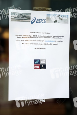 Ladenschließungen wegen Coronavirus in Köln