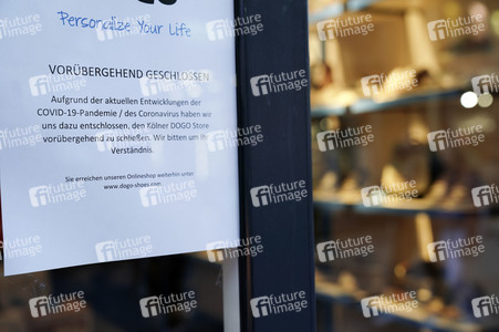 Ladenschließungen wegen Coronavirus in Köln