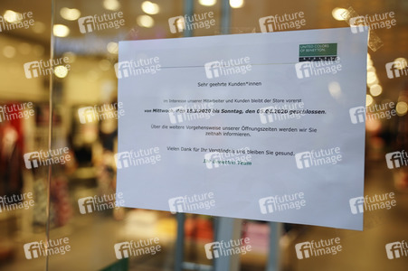 Ladenschließungen wegen Coronavirus in Köln