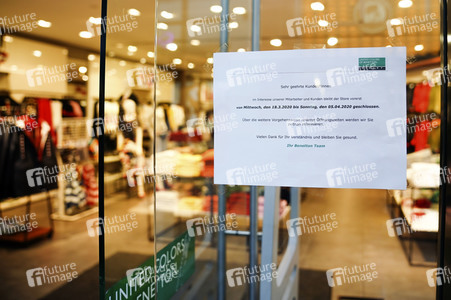 Ladenschließungen wegen Coronavirus in Köln