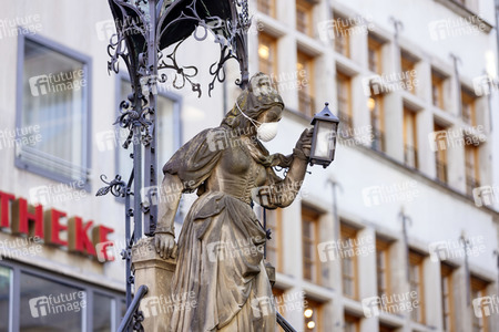 Symbolfoto Corona in Köln
