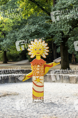 Menschenleerer Spielplatz in Nürnberg
