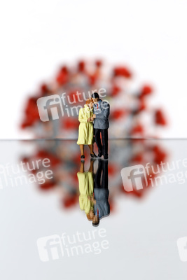 Symbolfoto Social Distancing