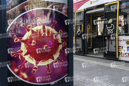 Corona Informationskampagne in Berlin