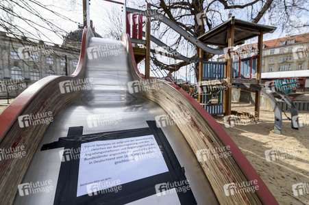 Spielplatzschließungen wegen Coronavirus in Berlin
