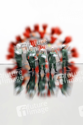 Symbolfoto Überwachung der Ausgangssperre