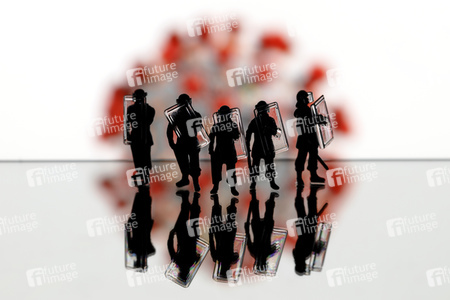 Symbolfoto Überwachung der Ausgangssperre