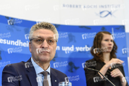 Pressebriefing desa Robert Koch Instituts in Berlin