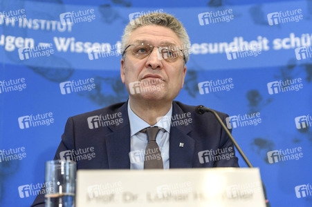 Pressebriefing desa Robert Koch Instituts in Berlin