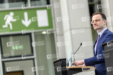Presssekonferenz mit Jens Spahn in Berlin
