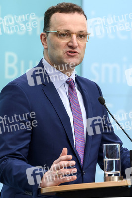 Presssekonferenz mit Jens Spahn in Berlin