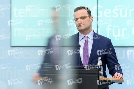 Presssekonferenz mit Jens Spahn in Berlin