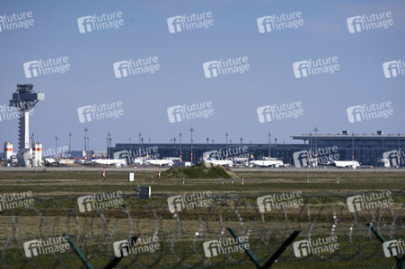 Flugrückgang wegen der Corona-Krise in Berlin