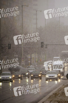 Schneefall in Berlin